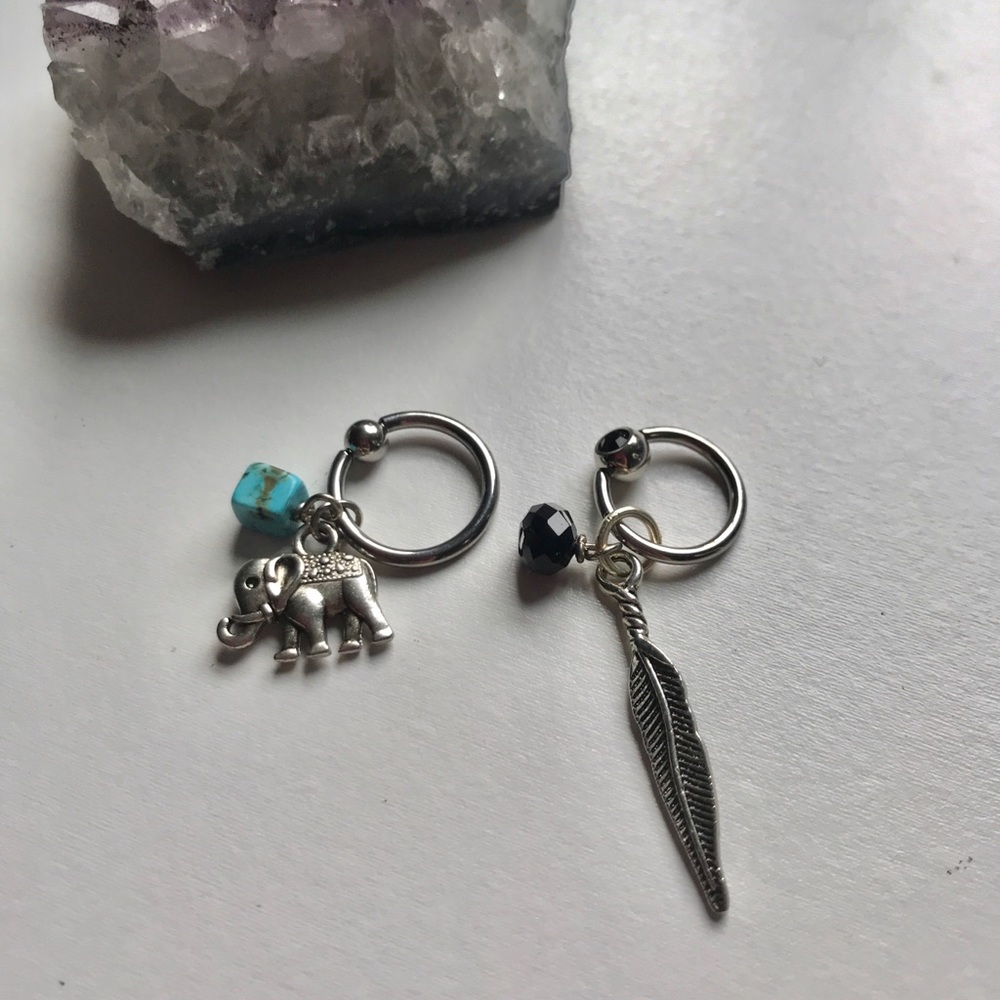 14g Stainless Steel Earrings For Cartilage